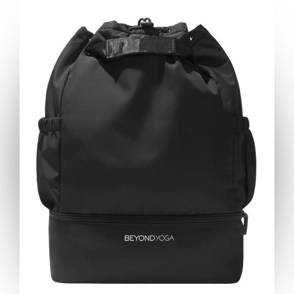 Beyond Yoga Handbags - Beyond Yoga Black Convertible Gym Bag